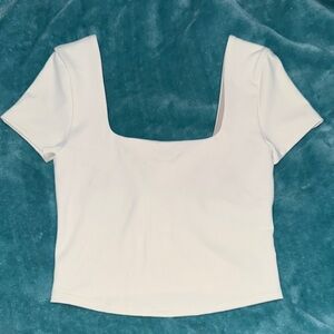 LULULEMON  Wunder Under SmoothCover Square-Neck T-Shirt